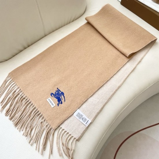 Replica Burberry Classic Reversible Cashmere Scarf 32 x 180cm Brown/Grey Clone Cheap