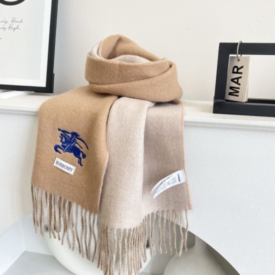 Replica Burberry Classic Reversible Cashmere Scarf 32 x 180cm Brown/Grey Clone Cheap