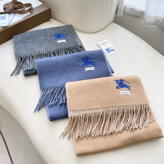 Replica Burberry Classic Reversible Cashmere Scarf 32 x 180cm Grey Clone Cheap