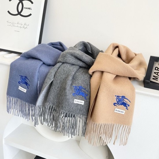 Replica Burberry Classic Reversible Cashmere Scarf 32 x 180cm Grey Clone Cheap