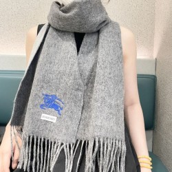 Replica Burberry Classic Reversible Cashmere Scarf 32 x 180cm Grey Clone Cheap