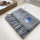 Replica Burberry Classic Reversible Cashmere Scarf 32 x 180cm Grey Clone Cheap