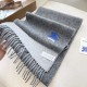 Replica Burberry Classic Reversible Cashmere Scarf 32 x 180cm Grey Clone Cheap