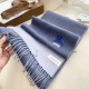 Replica Burberry Classic Reversible Cashmere Scarf 32 x 180cm Blue/Grey Clone Cheap