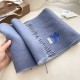 Replica Burberry Classic Reversible Cashmere Scarf 32 x 180cm Blue/Grey Clone Cheap