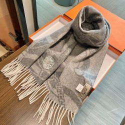 Replica Hermès Brides de Gala Désored Scarf 32 x 180cm Gray Clone Cheap
