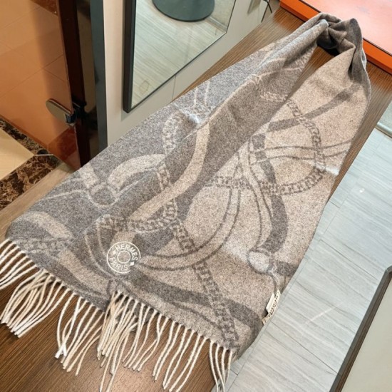 Replica Hermès Brides de Gala Désored Scarf 32 x 180cm Gray Clone Cheap