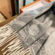 Replica Hermès Brides de Gala Désored Scarf 32 x 180cm Gray Clone Cheap