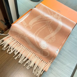 Replica Hermès Brides de Gala Désored Scarf 32 x 180cm Orange Clone Cheap