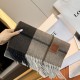 Replica Loewe Reversible Cashmere Scarf with Checkered Pattern 30 x 180cm Clone Cheap