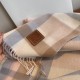 Replica Loewe Reversible Cashmere Scarf with Checkered Pattern 30 x 180cm Pink Clone Cheap