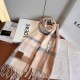 Replica Loewe Reversible Cashmere Scarf with Checkered Pattern 30 x 180cm Pink Clone Cheap