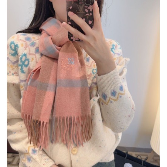 Replica Loewe Reversible Cashmere Scarf 30 x 180cm Orange Clone Cheap