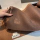 Replica Loewe Reversible Cashmere Scarf 30 x 180cm Brown Clone Cheap