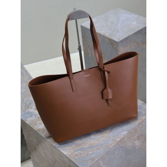 Replica YSL Saint Laurent East/West Tote Bag Caramel Clone Cheap