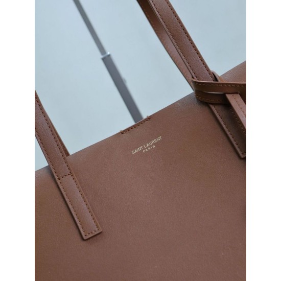Replica YSL Saint Laurent East/West Tote Bag Caramel Clone Cheap
