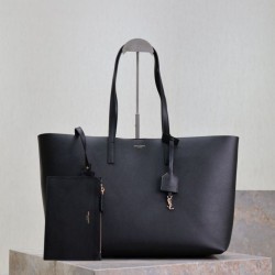 Replica YSL Saint Laurent East/West Tote Bag Black Clone Cheap