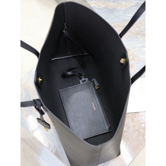 Replica YSL Saint Laurent East/West Tote Bag Black Clone Cheap