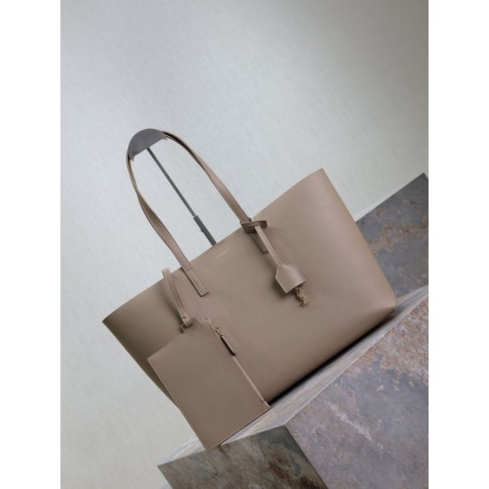 Knockoff YSL Saint Laurent East/West Tote Bag Apricot Fake Sale Online Replica YSL Saint Laurent East/West Tote Bag Apricot Clone Cheap