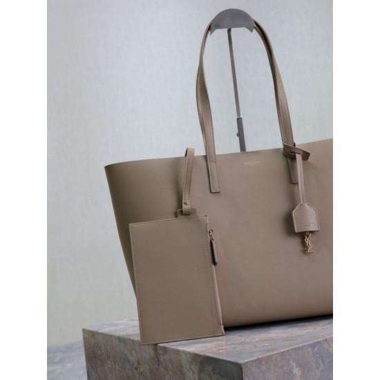 Knockoff YSL Saint Laurent East/West Tote Bag Apricot Fake Sale Online Replica YSL Saint Laurent East/West Tote Bag Apricot Clone Cheap