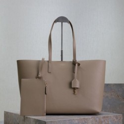 Replica YSL Saint Laurent East/West Tote Bag Apricot Clone Cheap