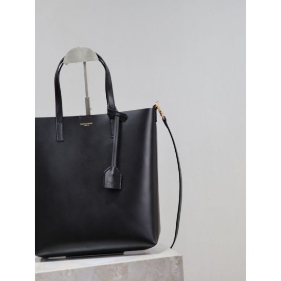Replica YSL Saint Laurent Toy North/South Vertical Tote Bag Black Clone Cheap