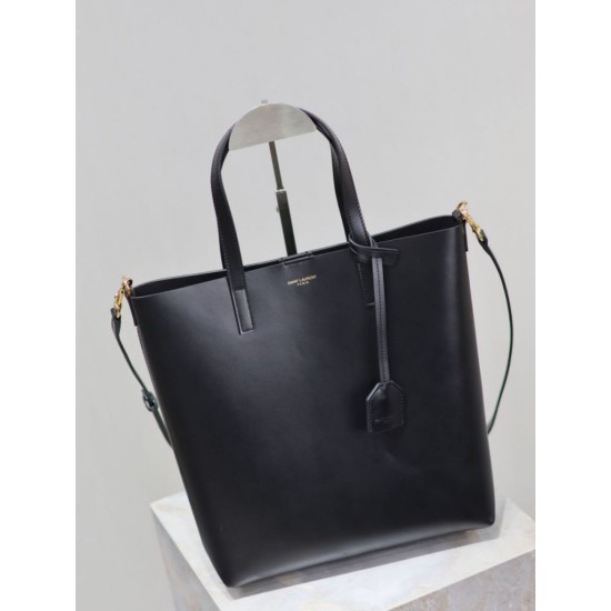 Replica YSL Saint Laurent Toy North/South Vertical Tote Bag Black Clone Cheap