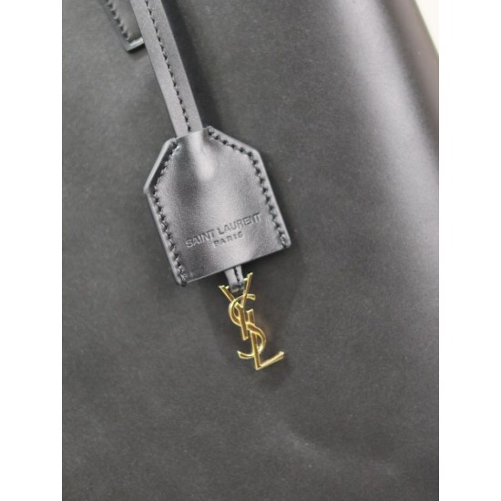 Replica YSL Saint Laurent Toy North/South Vertical Tote Bag Black Clone Cheap