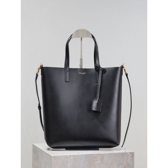 Replica YSL Saint Laurent Toy North/South Vertical Tote Bag Black Clone Cheap