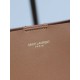 Replica YSL Saint Laurent Toy North/South Vertical Tote Bag Brown Clone Cheap