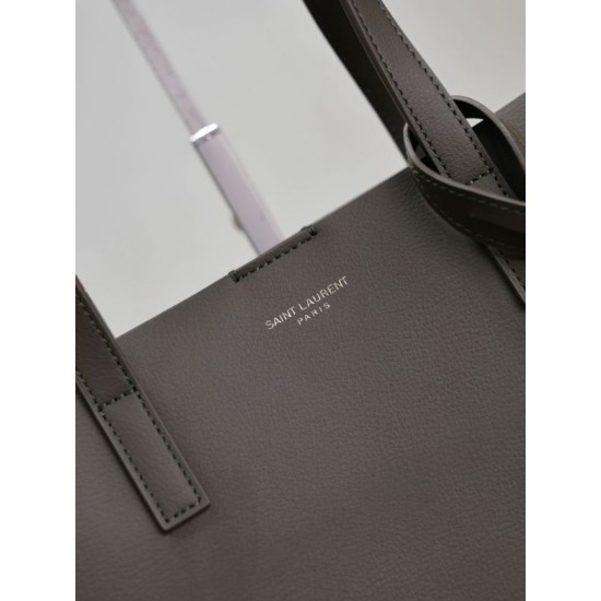 Replica YSL Saint Laurent Toy North/South Vertical Tote Bag Dark Green Clone Cheap
