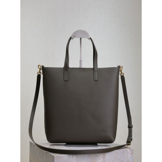 Replica YSL Saint Laurent Toy North/South Vertical Tote Bag Dark Green Clone Cheap