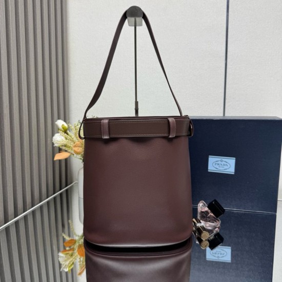 Replica Prada Bucket Bags with Burgundy Bucket Clone Cheap