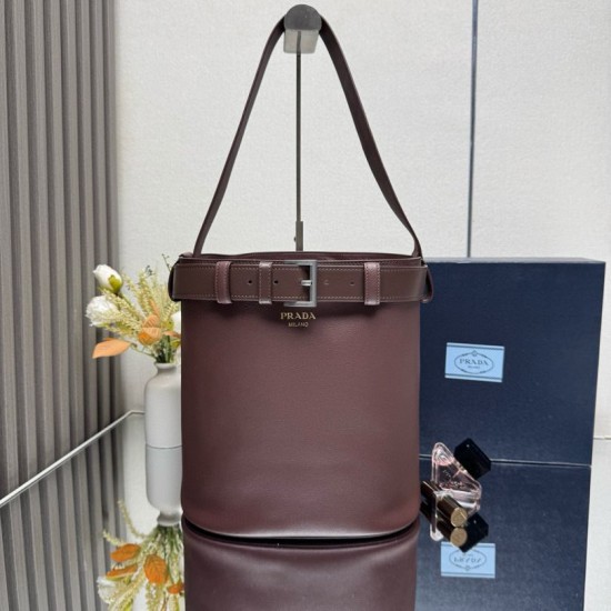 Replica Prada Bucket Bags with Burgundy Bucket Clone Cheap