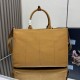 Replica Prada Jardinière Extra Large Cotton Canvas Tote Bag Brown Clone Cheap