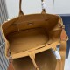 Replica Prada Jardinière Extra Large Cotton Canvas Tote Bag Brown Clone Cheap