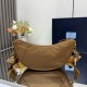 Knockoff Prada Re-Nylon Demi-Lune Crossbody Bag 1BH222 Brown Fake Sale Online Replica Prada Re-Nylon Demi-Lune Crossbody Bag 1BH222 Brown Clone Cheap