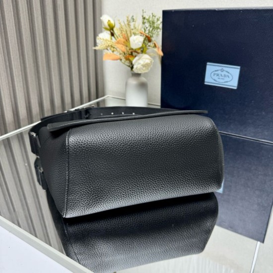Knockoff Prada Messenger Crossbody Bag 2VD069 Black Fake Sale Online Replica Prada Messenger Crossbody Bag 2VD069 Black Clone Cheap