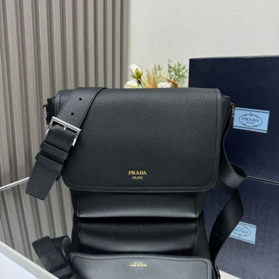 Knockoff Prada Messenger Crossbody Bag 2VD069 Black Fake Sale Online Replica Prada Messenger Crossbody Bag 2VD069 Black Clone Cheap