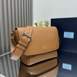 Replica Prada Messenger Crossbody Bag 2VD069 Brown Clone Cheap