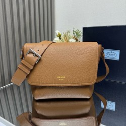 Replica Prada Messenger Crossbody Bag 2VD069 Brown Clone Cheap