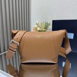 Replica Prada Messenger Crossbody Bag 2VH178 Brown Clone Cheap