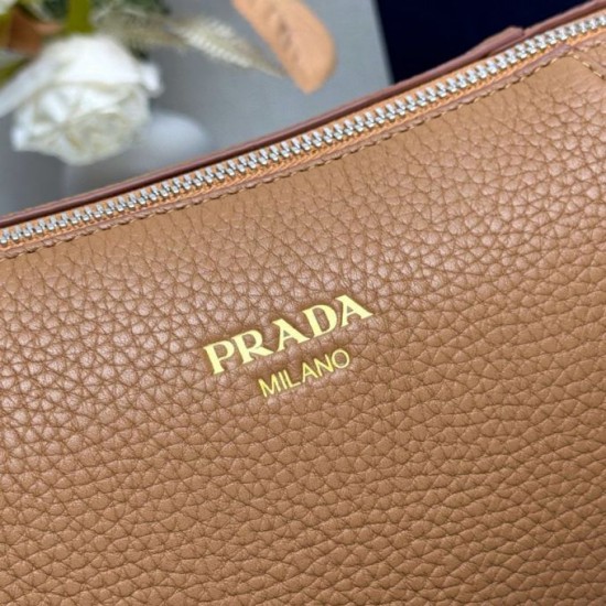 Replica Prada Messenger Crossbody Bag 2VH178 Brown Clone Cheap