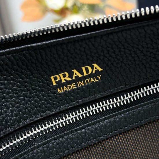 Replica Prada Messenger Crossbody Bag 2VH178 Black Clone Cheap
