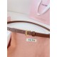 Knockoff Miu Miu 15mm Gold-Tone Buckle Belt Brown Fake Sale Online Replica Miu Miu 15mm Gold-Tone Buckle Belt Brown Clone Cheap