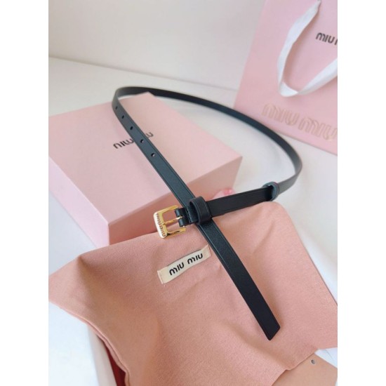 Knockoff Miu Miu 15mm Gold-Tone Buckle Belt Black Fake Sale Online Replica Miu Miu 15mm Gold-Tone Buckle Belt Black Clone Cheap