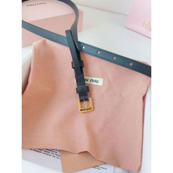 Knockoff Miu Miu 15mm Gold-Tone Buckle Belt Black Fake Sale Online Replica Miu Miu 15mm Gold-Tone Buckle Belt Black Clone Cheap