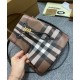 Replica Burberry Small TB Bucket Bag Coffee Clone Cheap