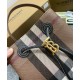 Replica Burberry Small TB Bucket Bag Coffee Clone Cheap