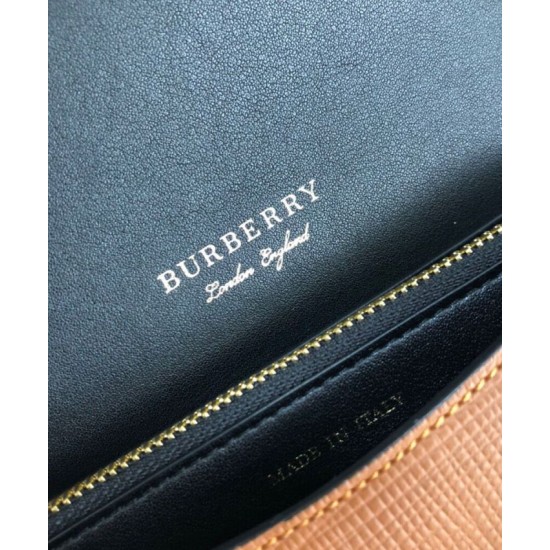 Replica Burberry Small Buckle Crossbody Bag Coffee Clone Cheap